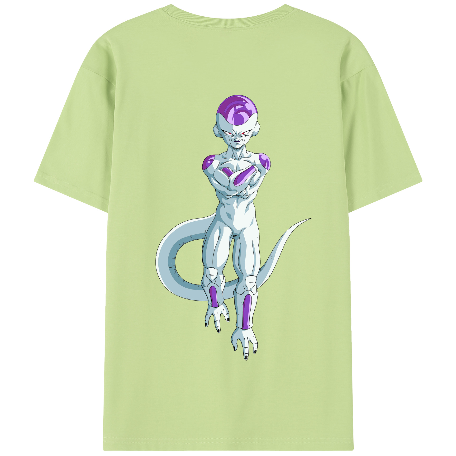 （画像用） ドラゴンボール フリーザ DRAGON BALL Frieza 綿100％半袖Tシャツ（背面プリント）